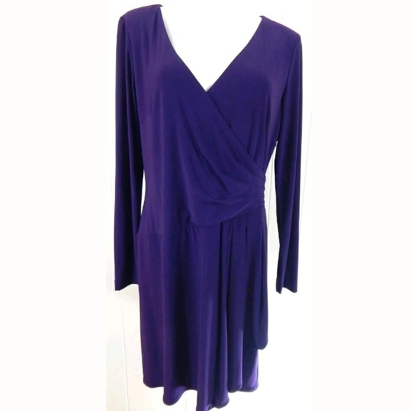 Eliza J Royal Collection Faux Wrap Jersey Dress - Picture 1 of 3